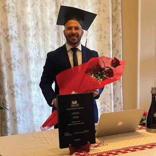 Davide, laureato con Delma Formazione